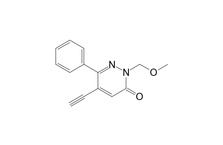 5-(Ethynyl)-2-methoxymethyl-6-phenyl-3-pyridazinone