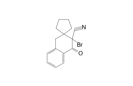 Naphthalene-2-carbonitrile, 1,2,3,4-tetrahydro-2-bromo-1-oxo-3-spiro-cyclopentane-