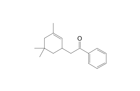 1-Phenyl-2-(3,5,5-trimethyl-1-cyclohex-2-enyl)ethanone