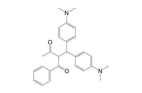 2-{Bis[4-(dimethylamino)phenyl]methyl}-1-phenylbutane-1,3-dione