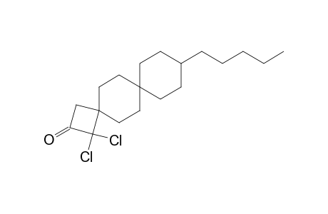 1,1-Dichloro-10-pentyldispiro[3.2.5.2]tetradecan-2-one