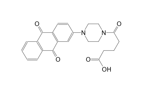 1-piperazinepentanoic acid, 4-(9,10-dihydro-9,10-dioxo-2-anthracenyl)-delta-oxo-