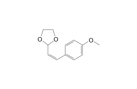 (Z)-2-[2-(4-Methoxyphenyl)ethenyl]-1,3-dioxolane