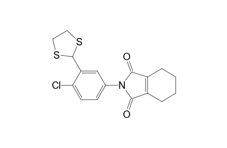 1H-Isoindole-1,3(2H)-dione, 2-[4-chloro-3-(1,3-dithiolan-2-yl)phenyl]-4,5,6,7-tetrahydro-