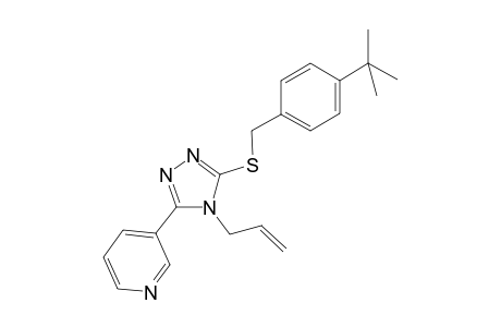3-[4-Allyl-5-(4-tert-butyl-benzylsulfanyl)-4H-[1,2,4]triazol-3-yl]-pyridine