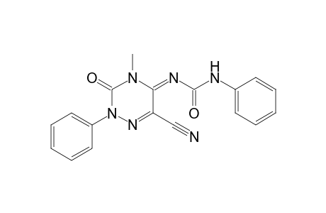 Urea, (6-cyano-3,4-dihydro-4-methyl-3-oxo-2-phenyl-1,3,5-triazin-5(2H)-ylidene)phenyl-
