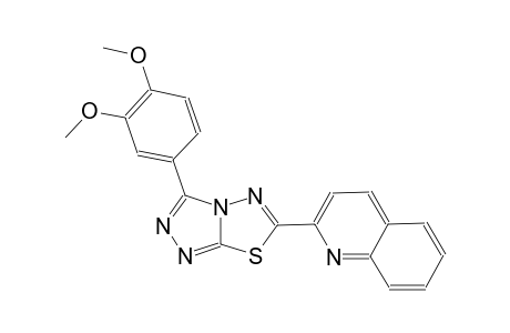 quinoline, 2-[3-(3,4-dimethoxyphenyl)[1,2,4]triazolo[3,4-b][1,3,4]thiadiazol-6-yl]-