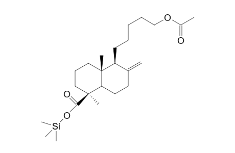 (1S,4aR,5S)-trimethylsilyl 5-(5-acetoxypentyl)-1,4a-dimethyl-6-methylenedecahydronaphthalene-1-carboxylate