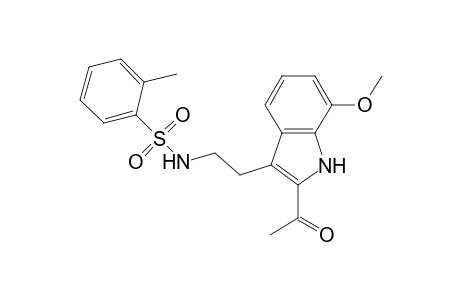 2-Acetyl-3-(2-toluenesulphonamido)ethyl-7-methoxyindole