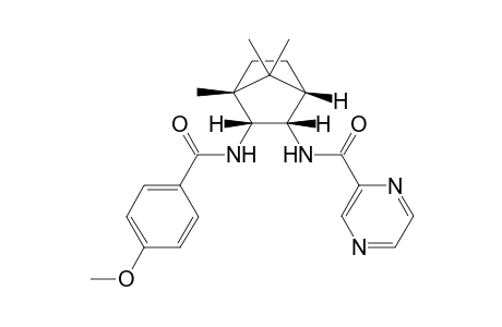 N-[(1R,2S,3R,4S)-3-(4-Methoxybenzoylamino)-4,7,7-trimethylbicyclo[2.2.1]hept-2-yl]pyrazine-2-carboxamide