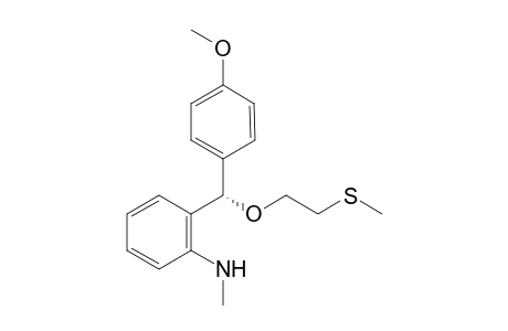 (S)-2-((4-Methoxyphenyl)(2-(methylthio)ethoxy)methyl)-N-methylaniline