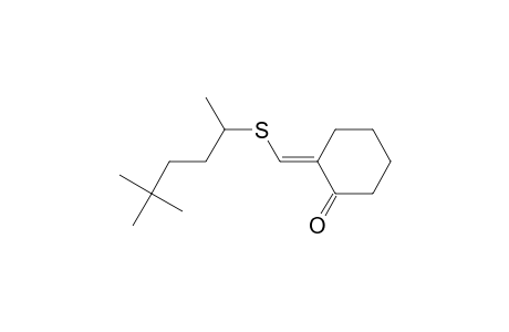 Cyclohexanone, 2-[(butylthio)methylene]-4-(1,1-dimethylethyl)-