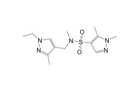 1H-pyrazole-4-sulfonamide, N-[(1-ethyl-3-methyl-1H-pyrazol-4-yl)methyl]-N,1,5-trimethyl-