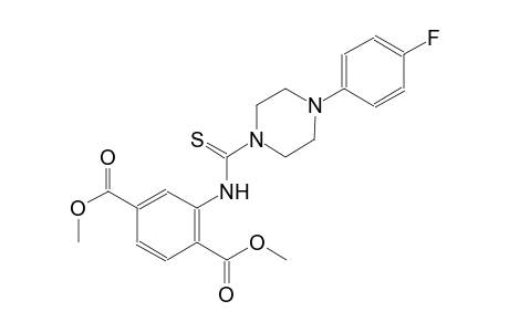 1,4-benzenedicarboxylic acid, 2-[[[4-(4-fluorophenyl)-1-piperazinyl]carbonothioyl]amino]-, dimethyl ester