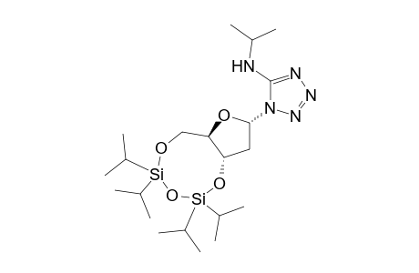 1H-Tetrazol-5-amine, 1-[2-deoxy-3,5-O-[1,1,3,3-tetrakis(1-methylethyl)-1,3-disiloxanediyl]-.beta.-D-erythro-pentofuranosyl]-N-(1-methylethyl)-