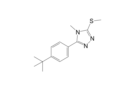 3-(p-tert-butylphenyl)-4-methyl-5-(methylthio)-4H-1,2,4-triazole