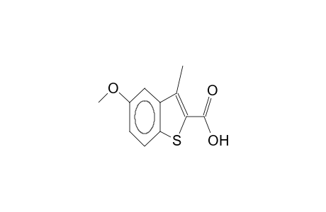 3-methyl-5-methoxybenzothiophene-2-carboxylic acid