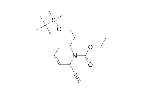 6-[2-(tert-Butyldimethylsilyloxy)ethyl]-2-ethynyl-1-(ethoxycarbonyl)-1,2-dihydropyridine