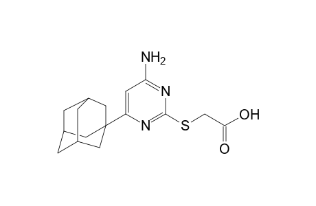{[6-(1-adamantyl)-4-amino-2-pyrimidinyl]thio}acetic acid