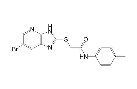 2-[(6-bromo-3H-imidazo[4,5-b]pyridin-2-yl)sulfanyl]-N-(4-methylphenyl)acetamide