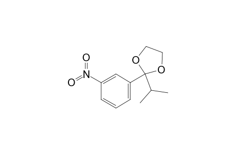 2-Isopropyl-2-(3-nitrophenyl)-1,3-dioxolane