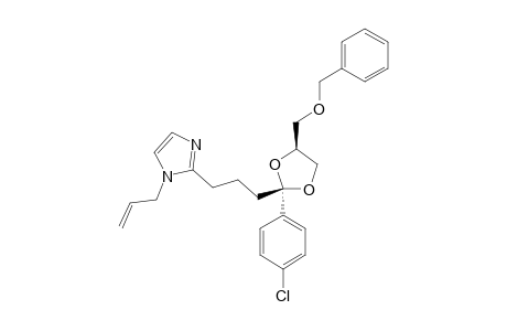 CIS-2-(4-CHLOROPHENYL)-2-[3-(1-ALLYL-2-IMIDAZOLYL)-PROPYL]-4-BENZYLOXYMETHYL-1,3-DIOXOLANE