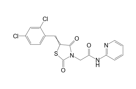 2-[5-(2,4-Dichlorobenzylidene)-2,4-dioxothiazolidin-3-yl]-N-(pyridin-2-yl)acetamide