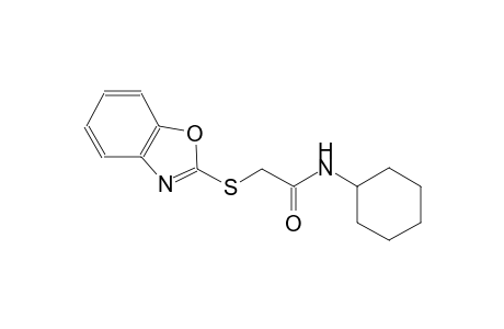 2-(1,3-benzoxazol-2-ylsulfanyl)-N-cyclohexylacetamide