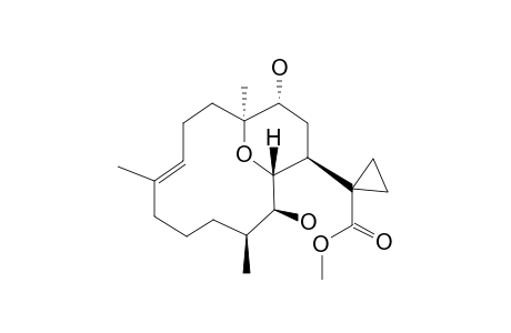 1-[(1R,2S,3S,11S,12R,14S)-2,12-dihydroxy-3,7,11-trimethyl-15-oxabicyclo[9.3.1]pentadec-7-en-14-yl]cyclopropane-1-carboxylic acid methyl ester