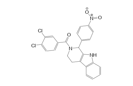 2-(3,4-dichlorobenzoyl)-1-(4-nitrophenyl)-2,3,4,9-tetrahydro-1H-beta-carboline