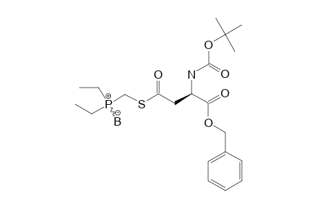 BOC-N-BETA-DIETHYLPHOSPHINO-(BORANE)-METHANETHIOL-L-ASPARAGINE-BENZYLESTER