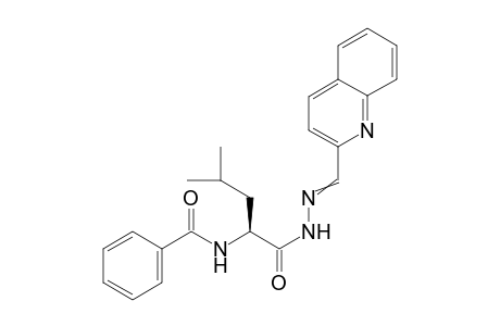 (S)-2-Benzamido-4-methyl-N'-(quinolin-2-ylmethylene)pentanehydrazide