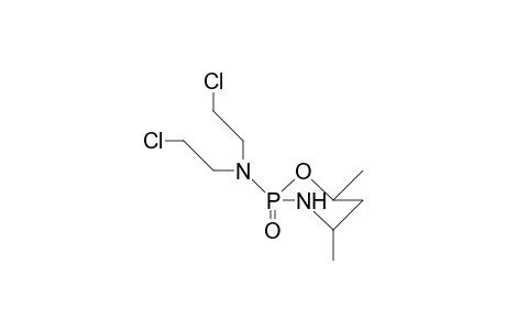 2-(Bis[2-chloro-ethyl]-amino)-2-oxo-trans-4,6-dimethyl-1,3,2-oxazaphosphorinane