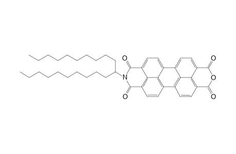 N(1)-[1-decylundecyl]-3,4,9,10-perylenetetracarboxy-9,10-imide-3,4-anhydride