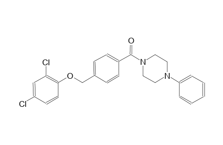 1-{4-[(2,4-dichlorophenoxy)methyl]benzoyl}-4-phenylpiperazine