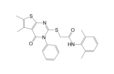 acetamide, 2-[(3,4-dihydro-5,6-dimethyl-4-oxo-3-phenylthieno[2,3-d]pyrimidin-2-yl)thio]-N-(2,6-dimethylphenyl)-