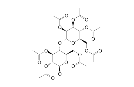 O-(2,3,4,6-TETRA-O-ACETYL-ALPHA-D-MANNOPYRANOSYL)-(1->4)-2,3,6-TRI-O-ACETYL-BETA-D-GLUCOPYRANOSIDE