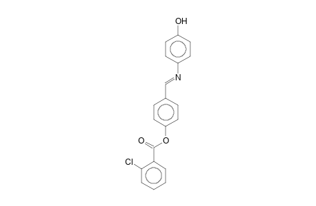 4-((E)-[(4-Hydroxyphenyl)imino]methyl)phenyl 2-chlorobenzoate