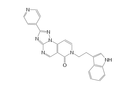 pyrido[3,4-e][1,2,4]triazolo[1,5-a]pyrimidin-6(7H)-one, 7-[2-(1H-indol-3-yl)ethyl]-2-(4-pyridinyl)-