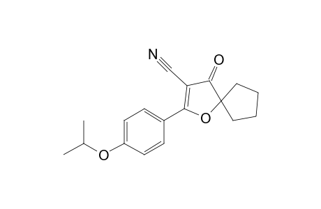 2-(4-Isopropoxyphenyl)-4-oxo-1-oxaspiro[4.4]non-2-ene-3-carbonitrile