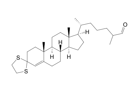 (25.xi.)-Cholest-4-en-3,26-dione 3-(ethylene thioketal)