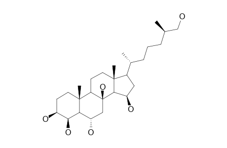 CERTONARDOSTEROL-A3;(25S)-5-ALPHA-CHOLESTANE-3-BETA,4-BETA,6-ALPHA,8,15-BETA,26-HEXOL