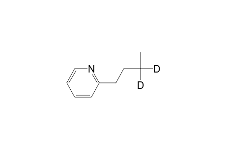2-(3',3'-Dideuterobutyl)pyridine