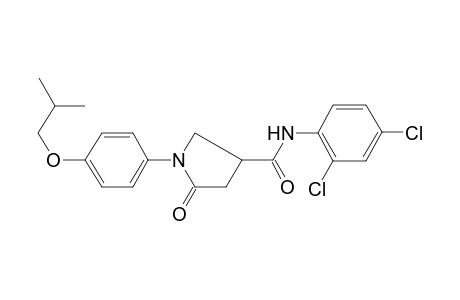 N-(2,4-dichlorophenyl)-1-(4-isobutoxyphenyl)-5-keto-pyrrolidine-3-carboxamide
