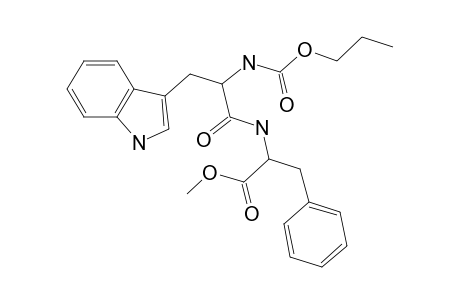 trp-phe, N-(N-Propyloxycarbonyl)-, methyl ester (isomer 2)