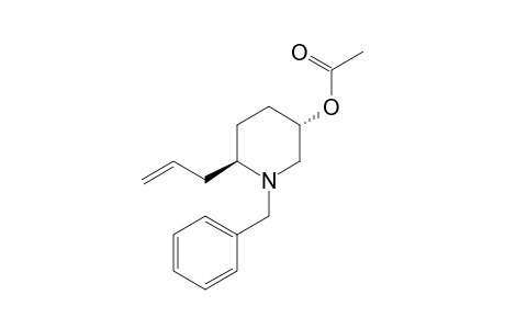 (3S,6S)-N-Benzyl-3-acetoxy-6-(2'-propenyl)piperidine