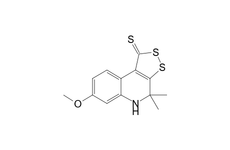 7-Methoxy-4,4-dimethyl-4,5-dihydro-1H-[1,2]dithiolo[3,4-c]quinoline-1-thione