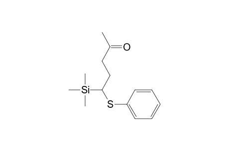 5-(Phenylthio)-5-trimethylsilyl-2-pentanone