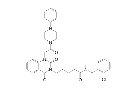 N-(2-chlorobenzyl)-5-(2,4-dioxo-1-[2-oxo-2-(4-phenyl-1-piperazinyl)ethyl]-1,4-dihydro-3(2H)-quinazolinyl)pentanamide