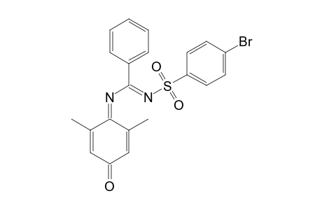 3,5-DIMETHYL-N-(N-PARA-BROMOPHENYLSULFONYLBENZIMIDOYL)-1,4-BENZOQUINONIMINE